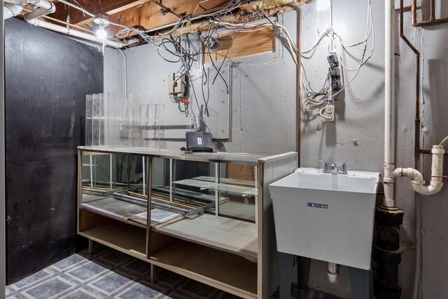utilities with a sink