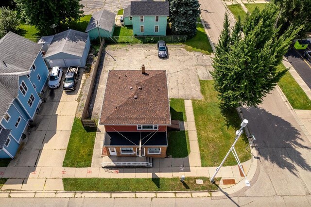 birds eye view of property featuring a residential view