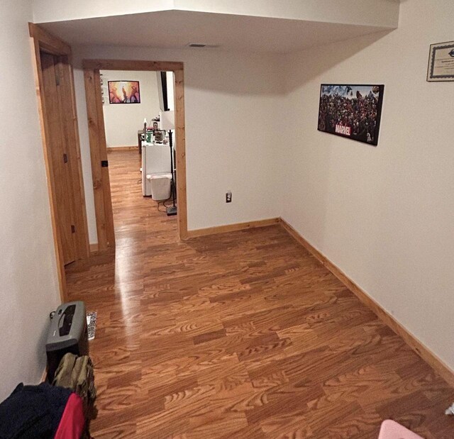 2193 Julie Ave, Sparta, WI 54656 - finished below grade area with baseboards and wood finished floors