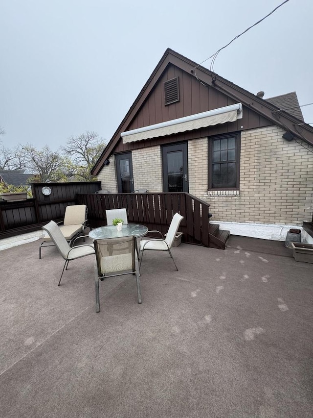 3216 Moorland Ave, Racine, WI 53405 - view of patio with outdoor dining area