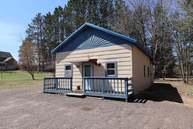 view of front of property