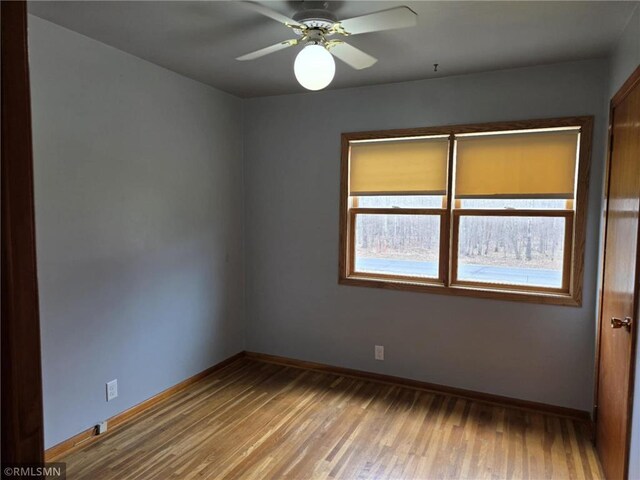 439 270th Ave, Cumberland, WI 54829 - unfurnished room featuring baseboards, plenty of natural light, and wood finished floors
