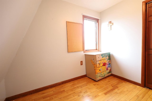 147 N James St, Kimberly, WI 54136 - interior space featuring light wood-style floors and baseboards