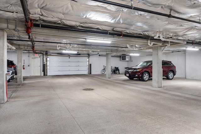 view of parking deck