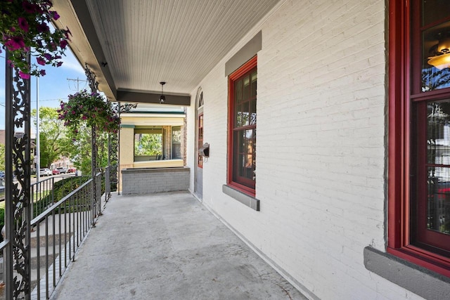 126 S Hancock St, Madison, WI 53703 - view of patio with covered porch