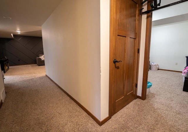 351 Alyssa St, Tomah, WI 54660 - hall with carpet floors and baseboards
