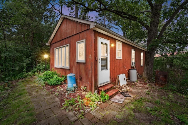 416 Waldeck Dr, Twin Lakes, WI 53181 - view of outdoor structure featuring entry steps