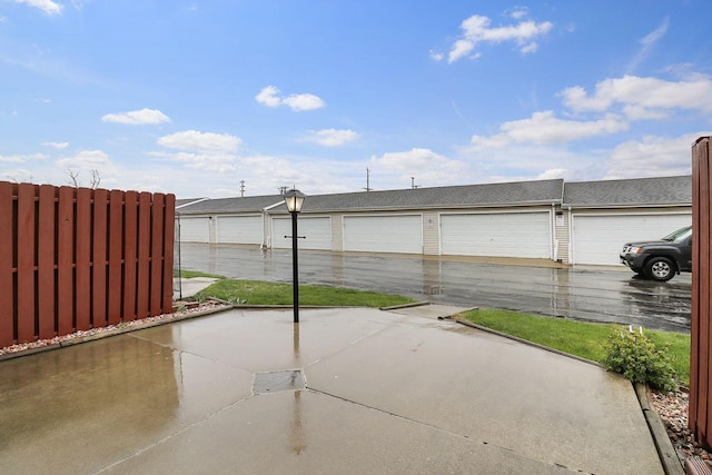 view of patio / terrace with fence