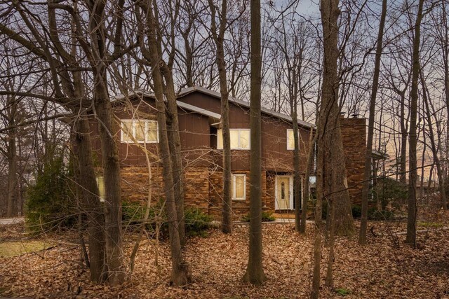 1755 Carmen Ave, Sheboygan, WI 53081 - view of home's exterior with a chimney