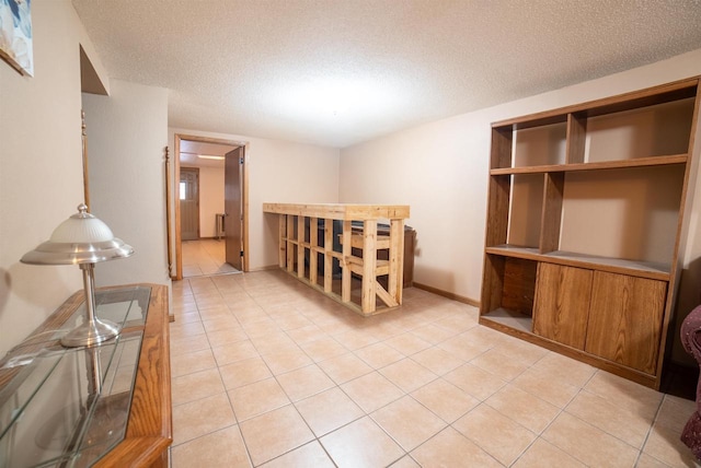 712 Frank St, Darlington, WI 53530 - interior space with light tile patterned flooring and a textured ceiling