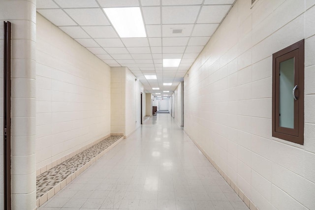 510 Lake St, Cascade, WI 53011 - hall with a paneled ceiling