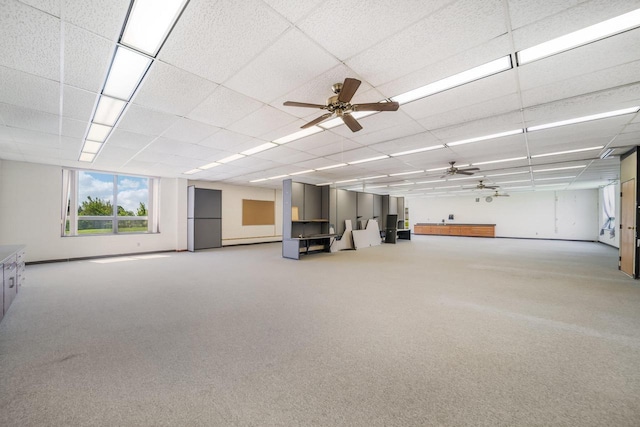 510 Lake St, Cascade, WI 53011 - garage featuring ceiling fan