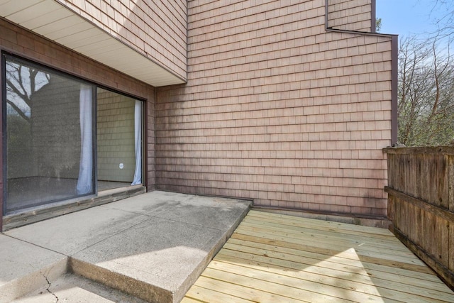 view of deck