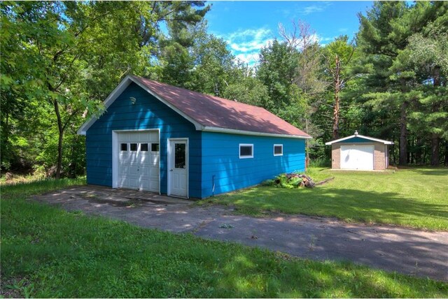 1897 Breezy Bay Rd, Balsam Lake, WI 54810 - view of detached garage
