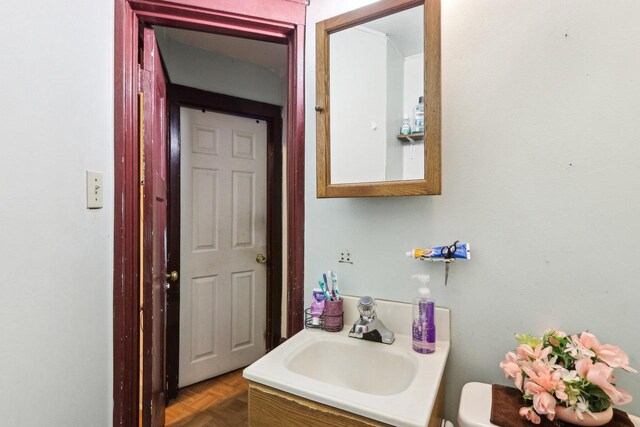 3025 W Pierce St, Milwaukee, WI 53215 - bathroom with toilet and vanity
