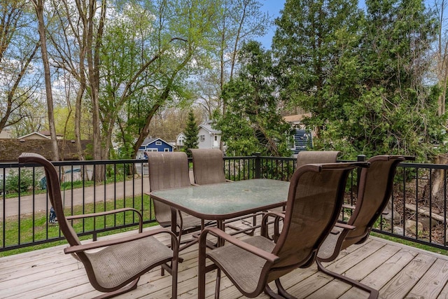 1729 E Rd 5, Milton, WI 53534 - deck featuring outdoor dining space