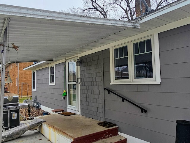556 Gold St, Green Lake, WI 54941 - view of patio with grilling area