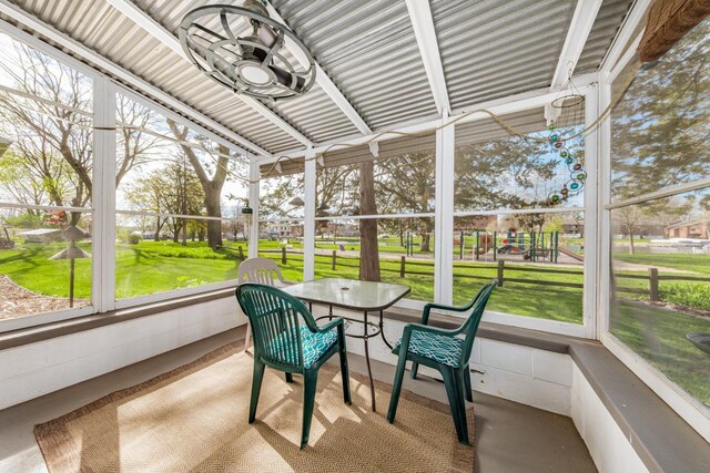 556 Gold St, Green Lake, WI 54941 - view of sunroom