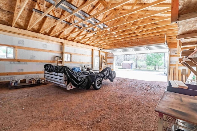 976 Blackhawk Ct, Hancock, WI 54943 - view of garage