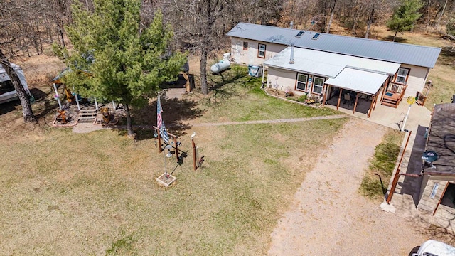 976 Blackhawk Ct, Hancock, WI 54943 - drone / aerial view