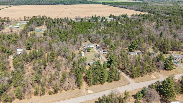 976 Blackhawk Ct, Hancock, WI 54943 - aerial view with a rural view