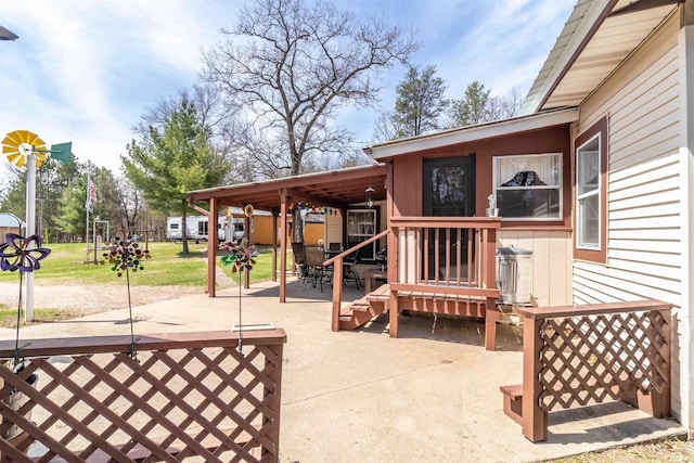 976 Blackhawk Ct, Hancock, WI 54943 - view of patio / terrace with outdoor dining area