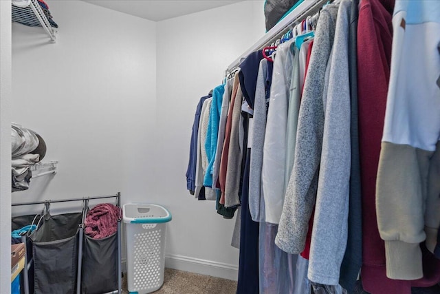 630 Polaris St, West Bend, WI 53095 - walk in closet featuring carpet floors