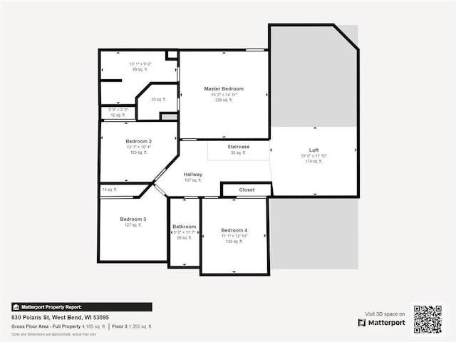 630 Polaris St, West Bend, WI 53095 - floor plan