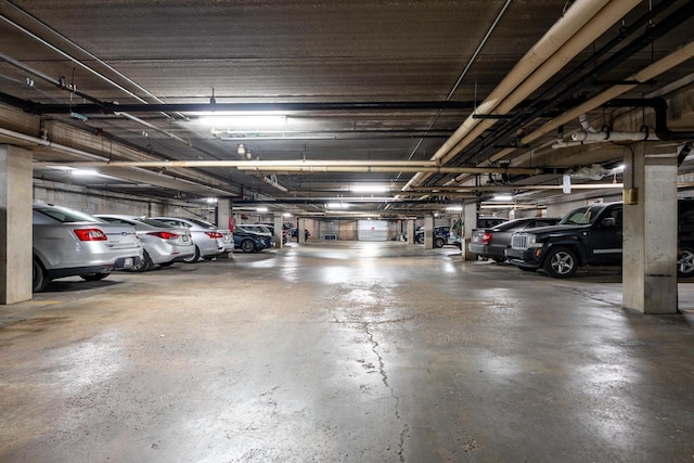 view of parking deck