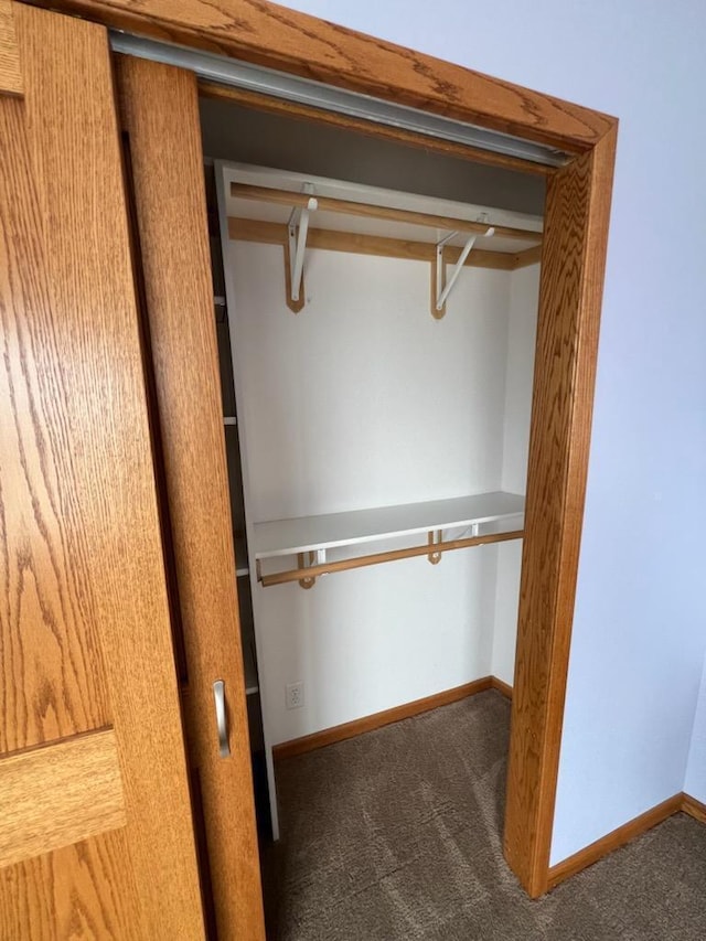 view of closet