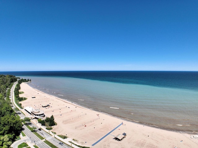 water view featuring a view of the beach