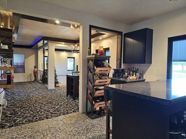 4464 S Whitnall Ave, Milwaukee, WI 53225 - kitchen with dark countertops