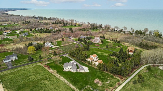 183 Twin Valley Trl, Cedar Grove, WI 53013 - drone / aerial view featuring a water view