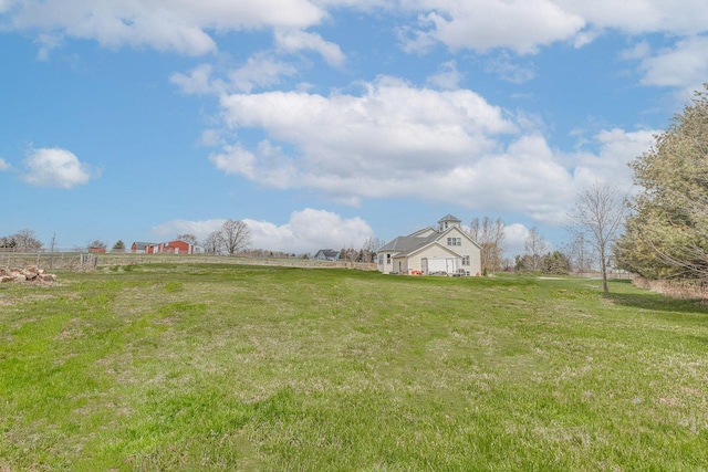 183 Twin Valley Trl, Cedar Grove, WI 53013 - view of yard featuring fence and a rural view