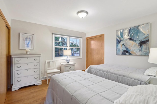 6614 Inner Dr, Madison, WI 53705 - bedroom featuring a closet and wood finished floors