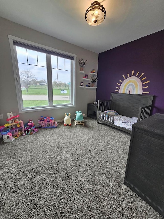 456 N Hyland St, Juneau, WI 53039 - bedroom with multiple windows and carpet flooring