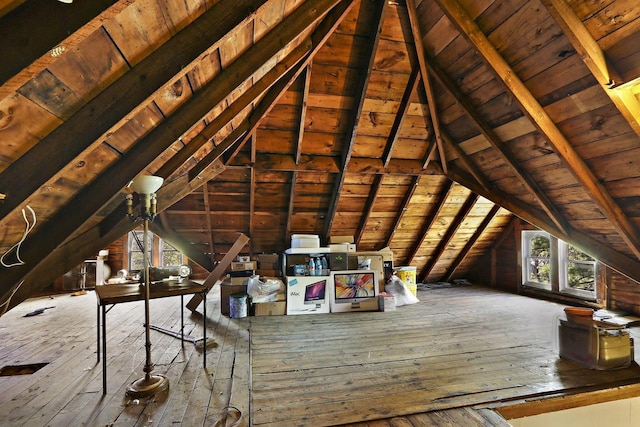 N1453 Clover Rd, Genoa City, WI 53128 - view of unfinished attic