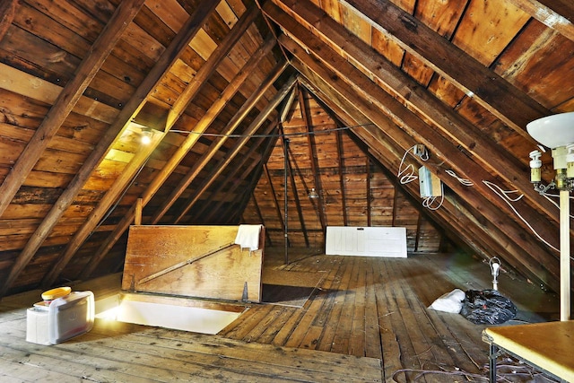 N1453 Clover Rd, Genoa City, WI 53128 - view of unfinished attic