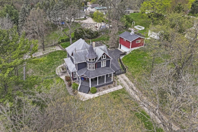 N1453 Clover Rd, Genoa City, WI 53128 - bird's eye view