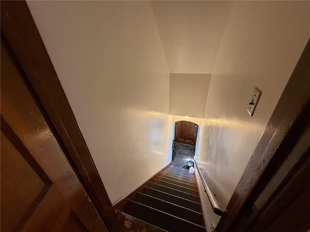 view of staircase