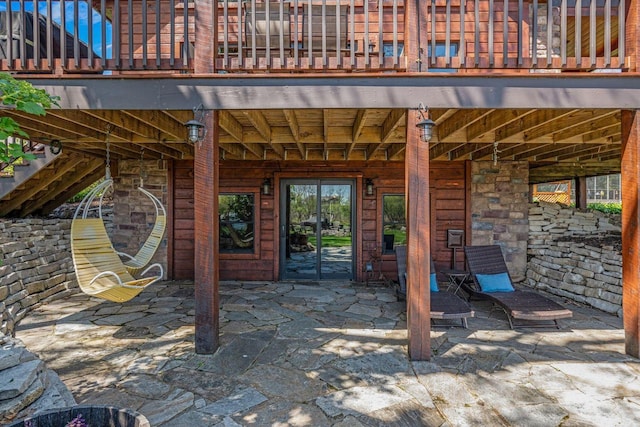 3024 Nagawicka Ave, Delafield, WI 53018 - view of patio with french doors