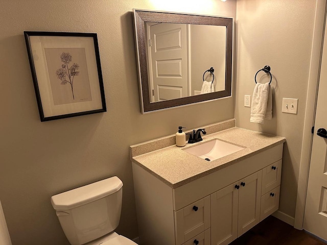 1817 Ridgewood Cir, Menomonie, WI 54751 - half bathroom with vanity and toilet