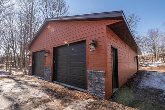 9327 Strong Rd, Argonne, WI 54511 - view of detached garage