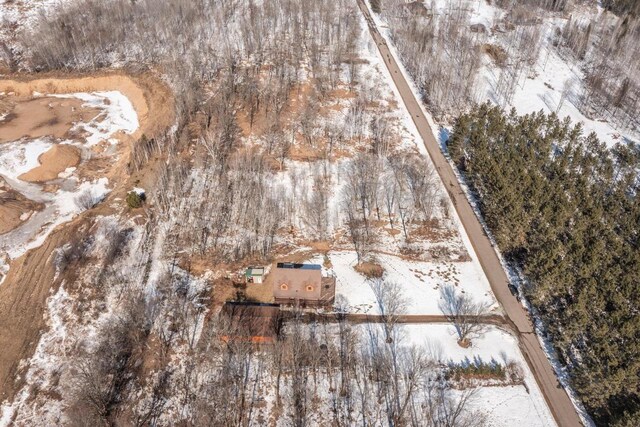 9327 Strong Rd, Argonne, WI 54511 - view of snowy aerial view