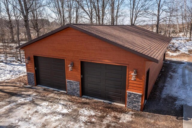9327 Strong Rd, Argonne, WI 54511 - view of detached garage