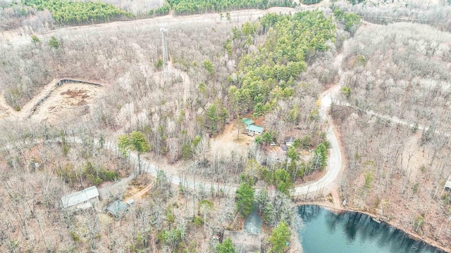 7589 Nose Lake Rd, Rhinelander, WI 54501 - aerial view featuring a water view