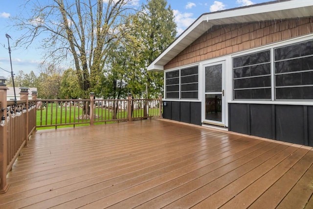 view of deck