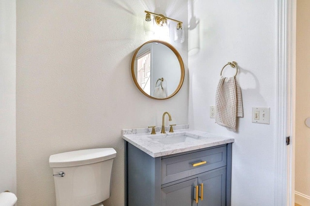 4109 Oak Ter, Weston, WI 54476 - half bathroom featuring toilet and vanity