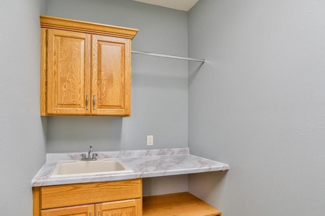 4109 Oak Ter, Weston, WI 54476 - washroom with a sink