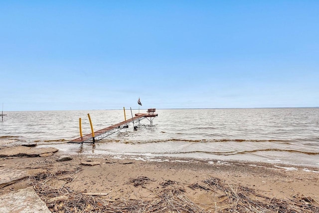3280 County Rd S, Little Suamico, WI 54141 - view of dock featuring a water view